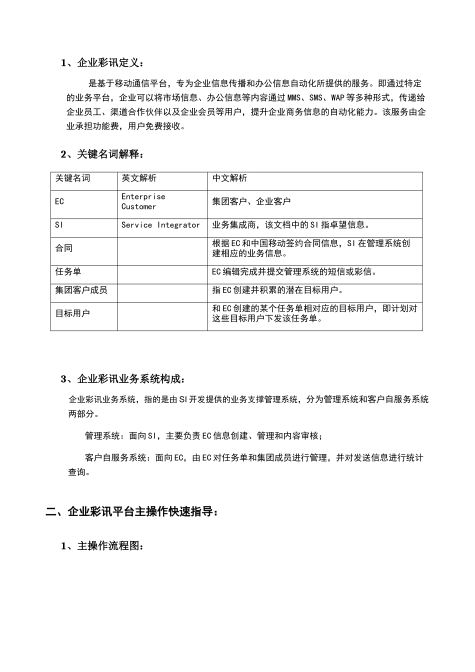 中国移动-彩讯客户自服务系统操作指导手册_第3页