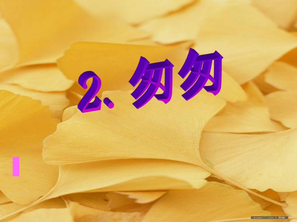 《匆匆》课件 (2)_第1页