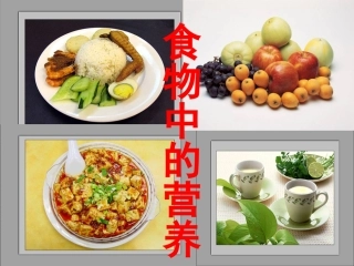 《食物中的营养》