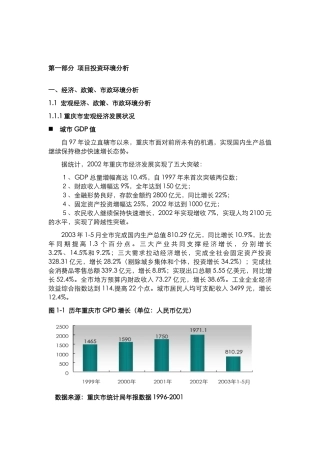 中华企业重庆袁家岗项目前期市场分析定位报告