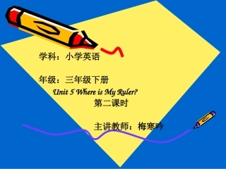 梅寒吟讲课课件终稿