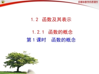 函数的概念第课时函数的概念