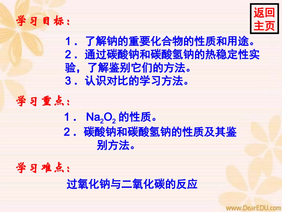 高一化学第二章第二节钠的化合物_第2页