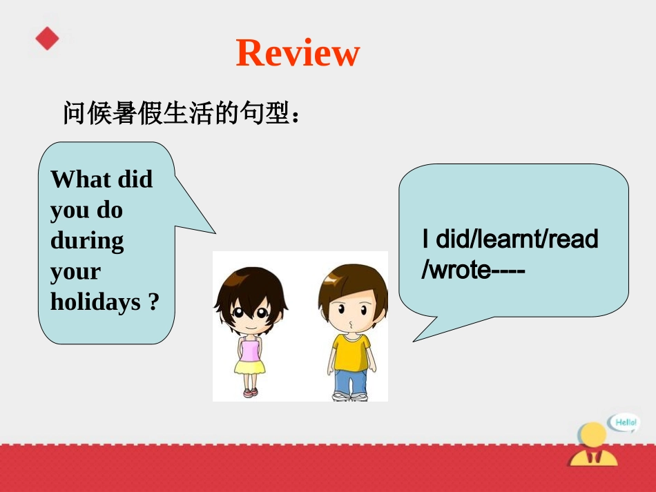 湘少版+六年级上册+Unit+1++What+did+you+do+during+your+holi_第3页