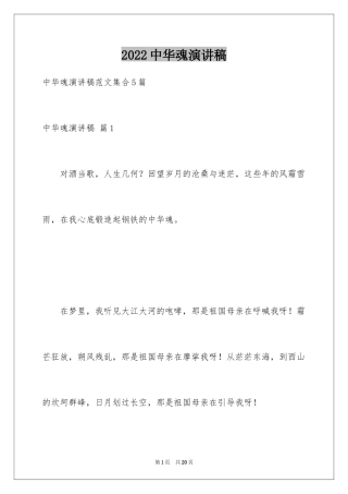 2024中华魂演讲稿_781