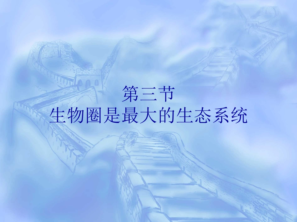 生物圈是最大的生态系统_第1页