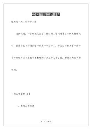 2024下周工作计划_3