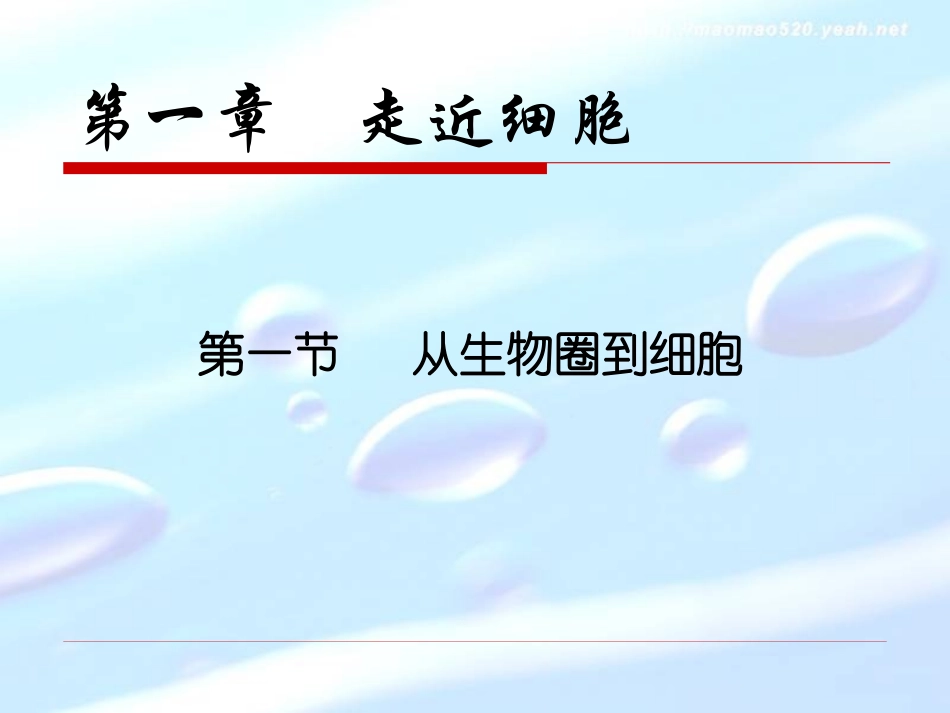 高中生物必修一第一章第一节--从生物圈到细胞1_第2页