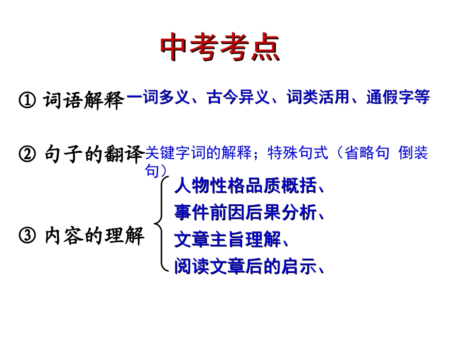 中考文言文复习指导_第2页