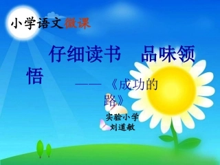 小学语文微课