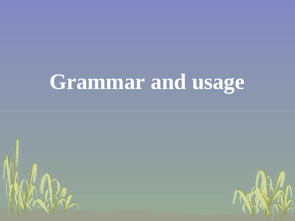 不定式和现在分词课件（必修五）_第1页