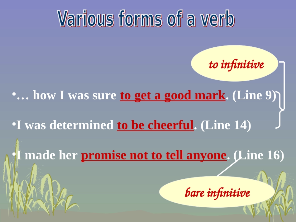 不定式和现在分词课件（必修五）_第2页