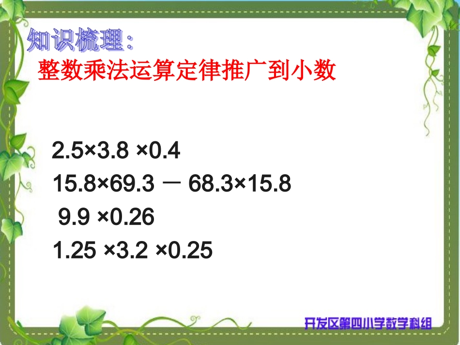 2014版人教版小学五年级数学上册《小数乘法》第六课时《解决问题__例8》PPT课件_第3页