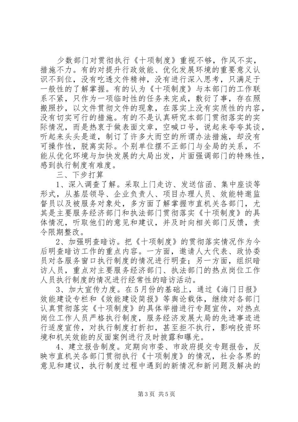 十项规定自查报告_第3页