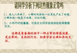 我们的交往很正常_[初中政治_政治课件_PPT课件]