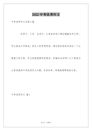 2024中考优秀作文_164