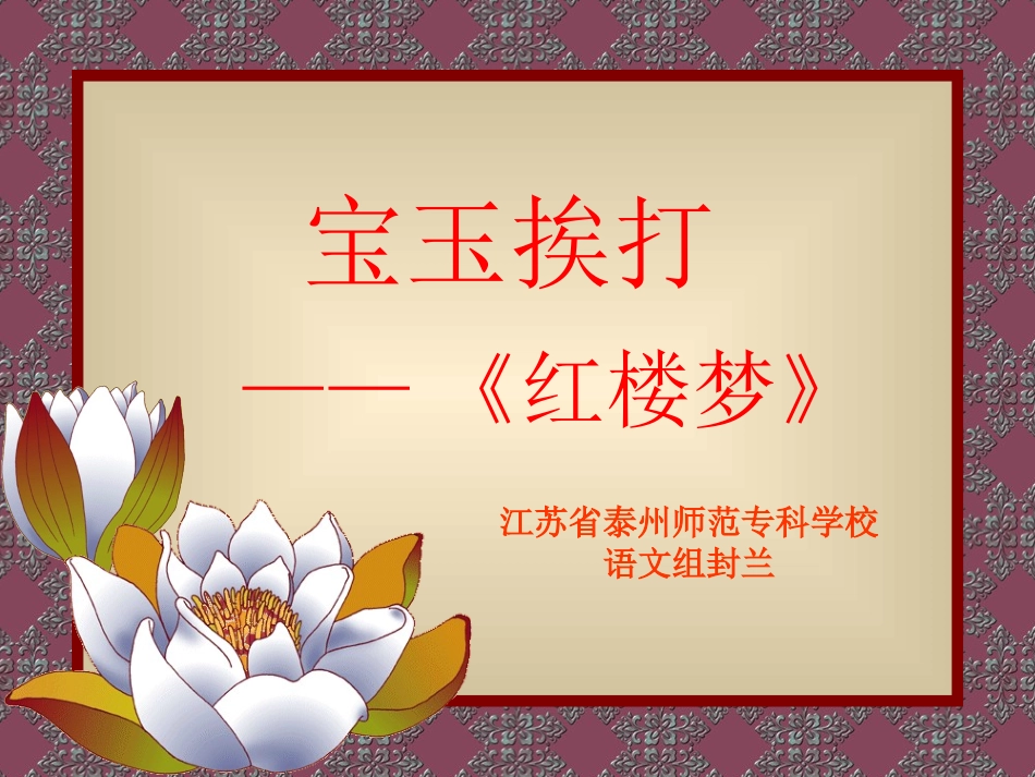 宝玉挨打课件_第1页