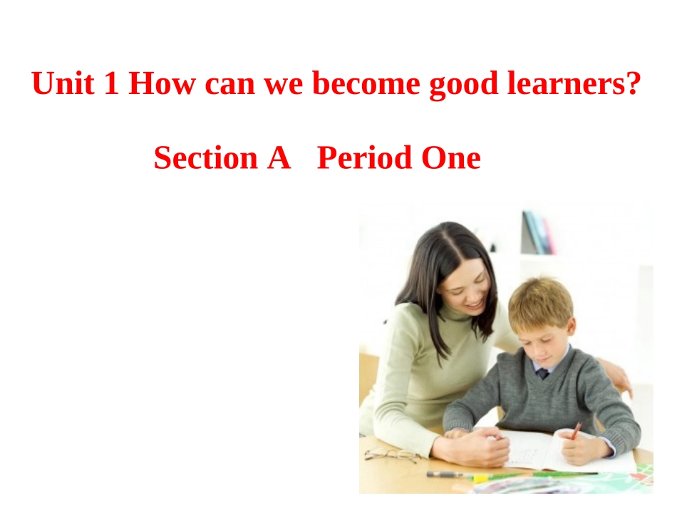 九年级Unit1SectionA1_第1页