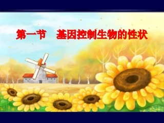 -基因控制生物的性状