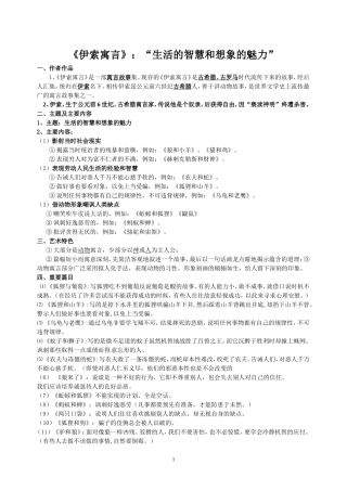 名著导读_伊索寓言1