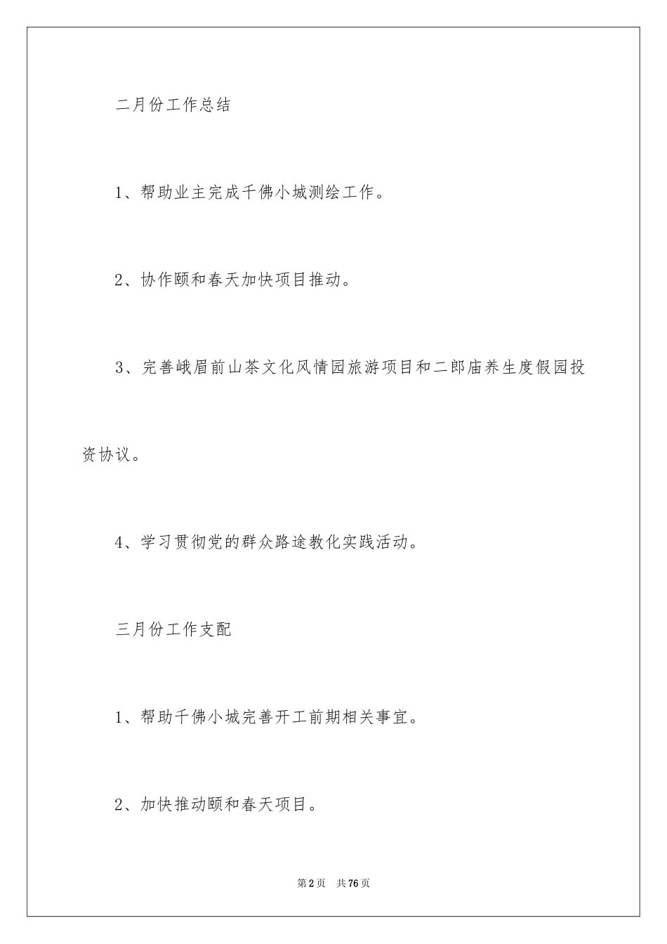 2024二月份工作总结_第2页