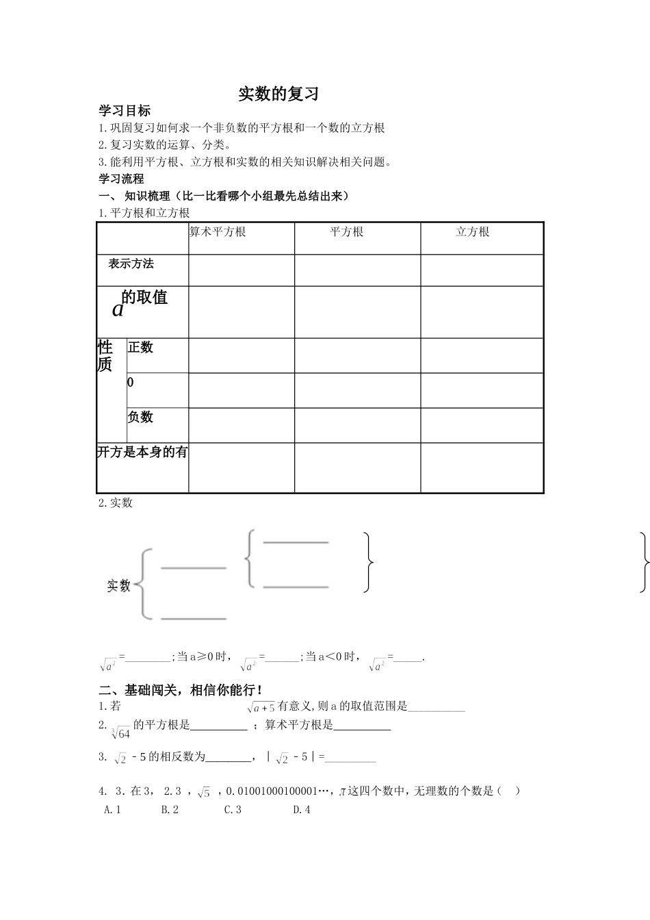 实数复习(1)MicrosoftWord文档_第1页