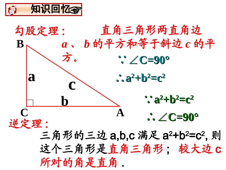 勾股定理与逆定理综合练习_第2页