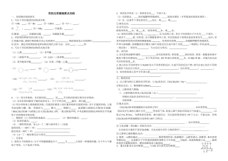 有机化学基础的知识点(1)