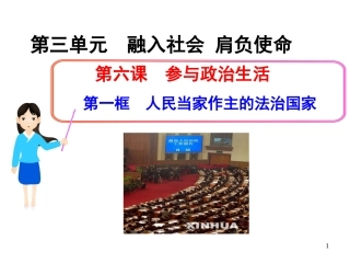 第六课__第一框__人民当家作主的法治国家 (3)