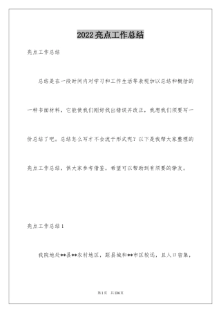 2024亮点工作总结_1
