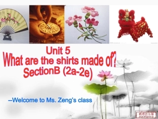 九年级Unit5SectionBReading