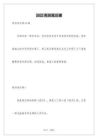 2024亮剑观后感_3