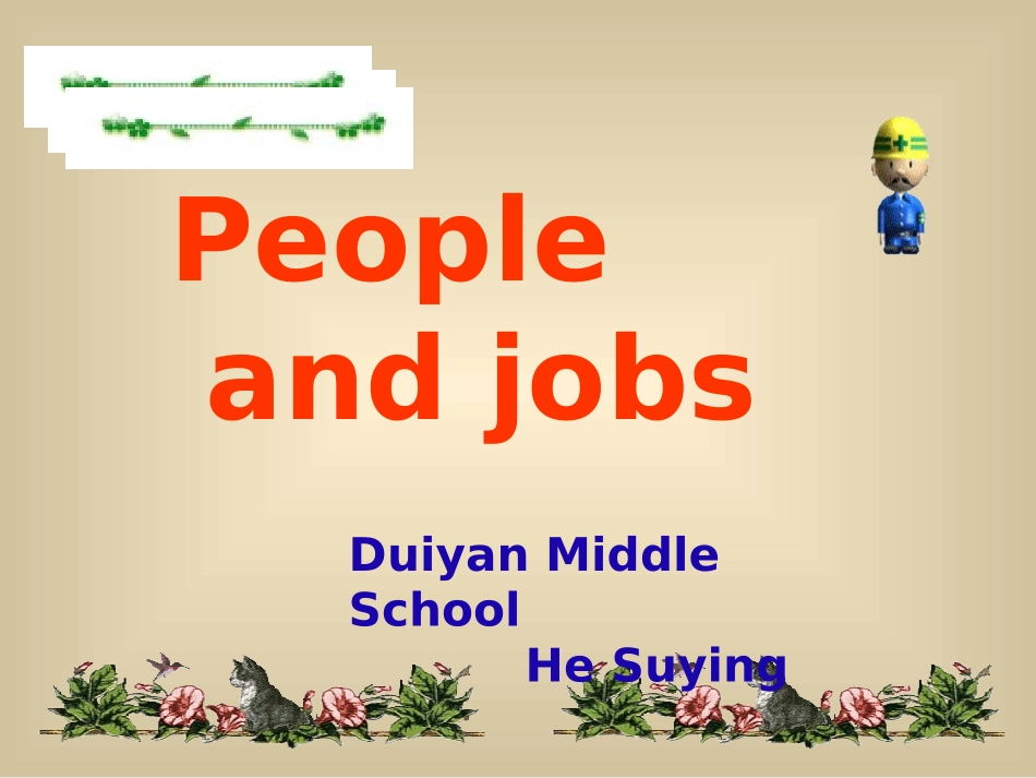 （湘少版2014）三年级英语下册课件Unit11what'she_第2页