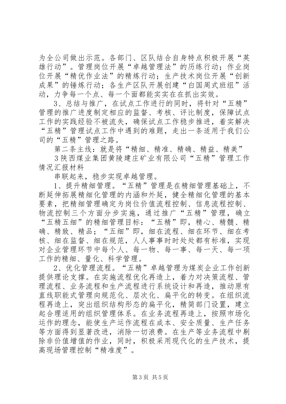 五精管理汇报材料_第3页