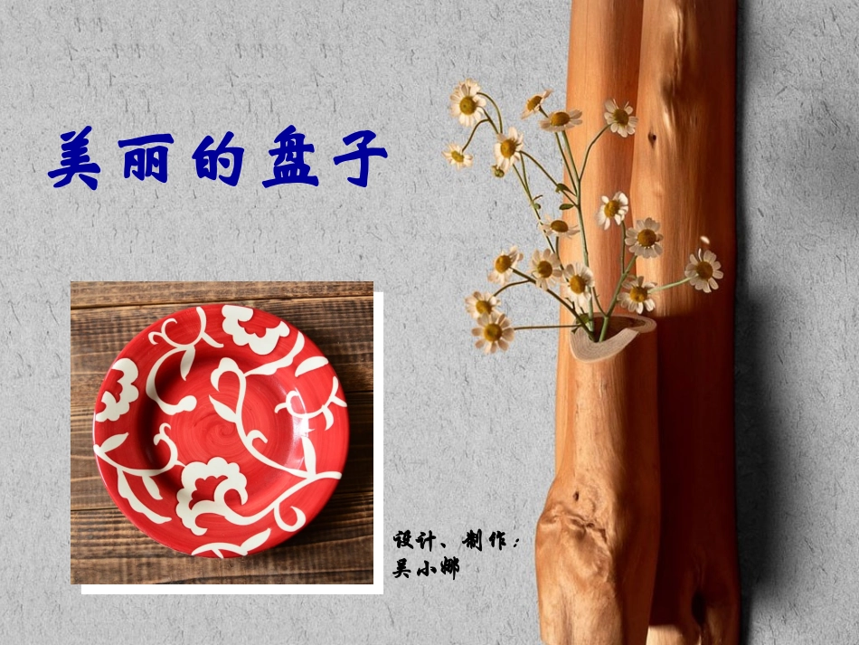 美丽的盘子课件_第2页