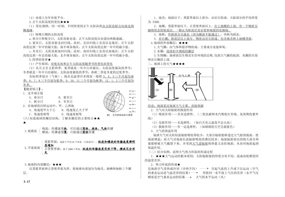 2015年高二学考考点（必修1-2）_第3页