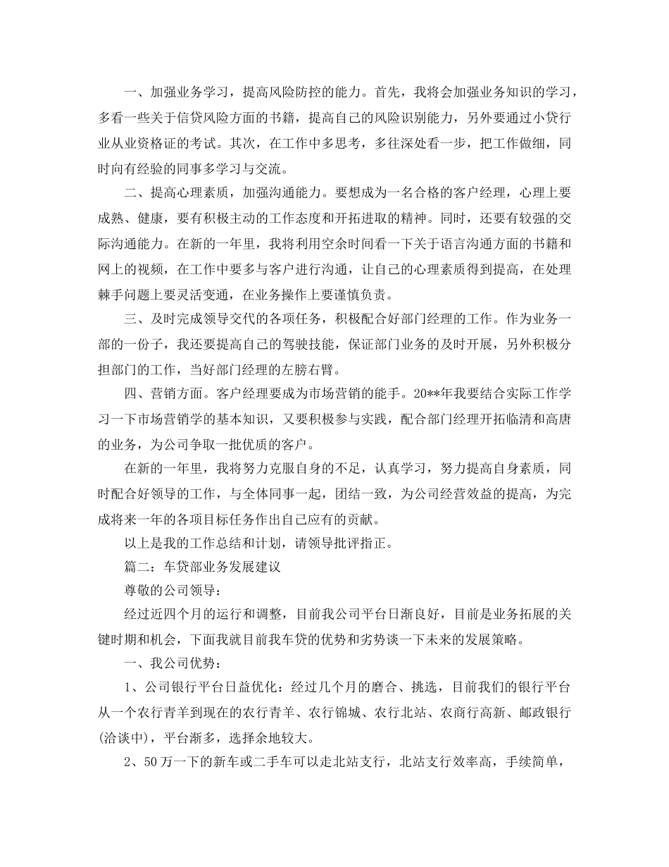 车贷业务员的工作总结 _第2页