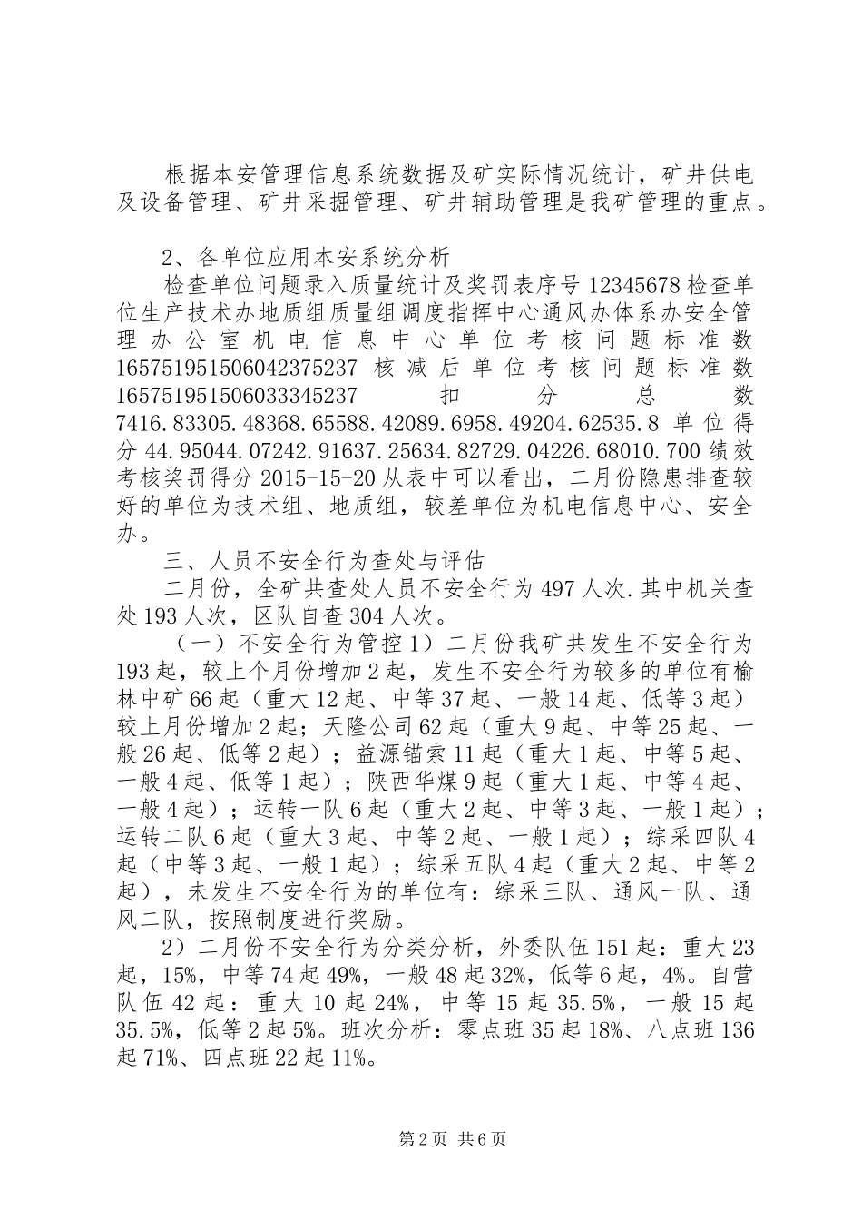 二月份本安体系运行分析报告_第2页
