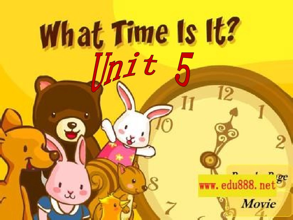 ★湘少版·三年级·下册·Unit5Whattimeisit_第1页