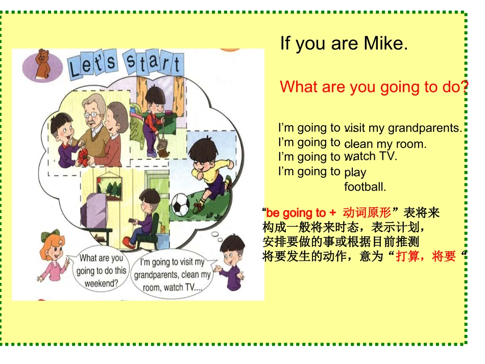 2014新版unit3_My_weekend_plan_partA_let's_learn_第3页
