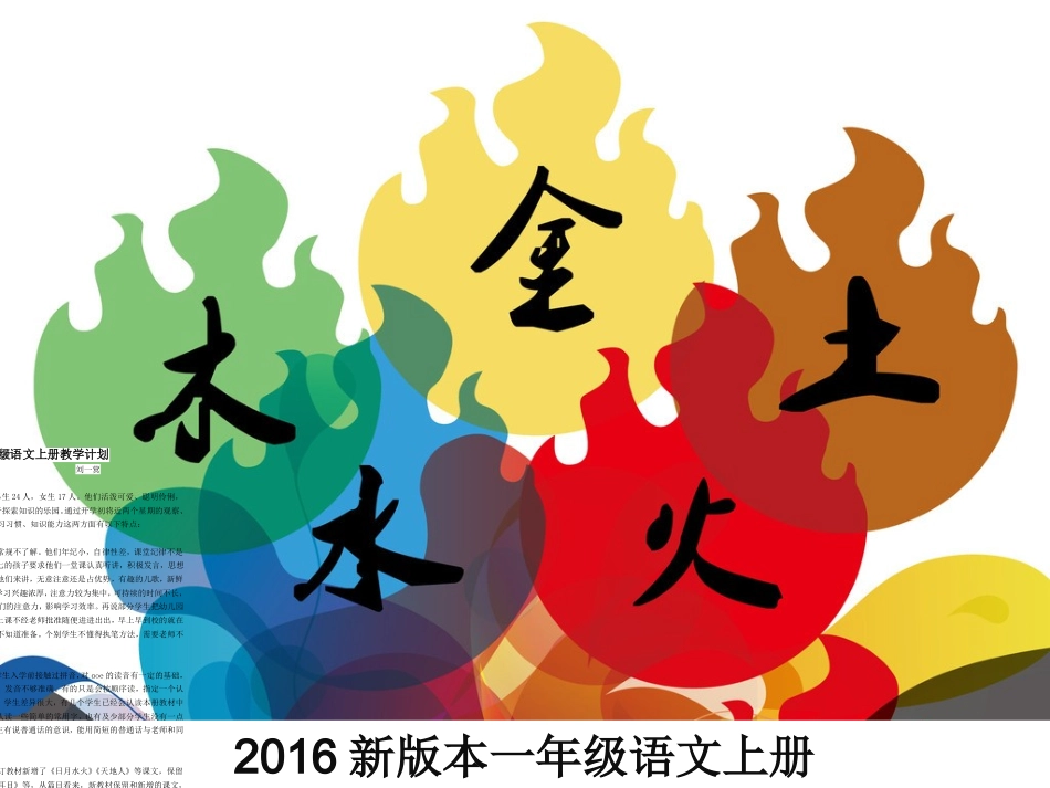 金木水火土课件_第1页