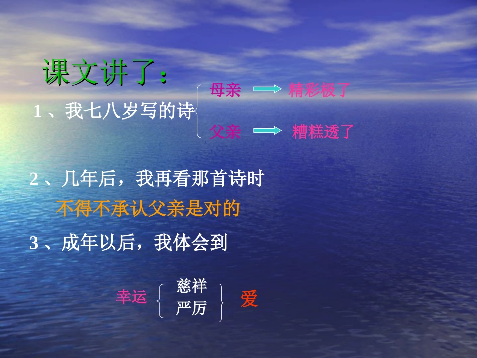 人教版五年级语文上册第六组《19“精彩极了”和“糟糕透了”》PPT课件1_第3页