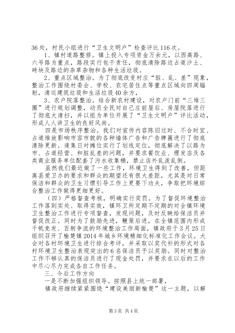 乡环境卫生整治工作报告_第3页
