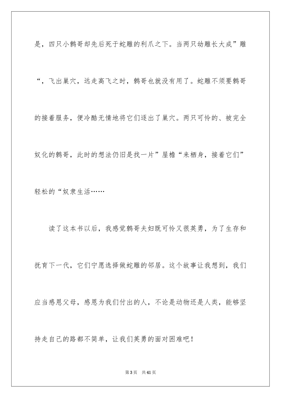 2024《鸟奴》读后感_2_第3页