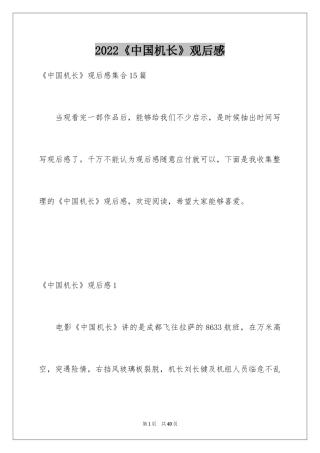 2024《中国机长》观后感_14