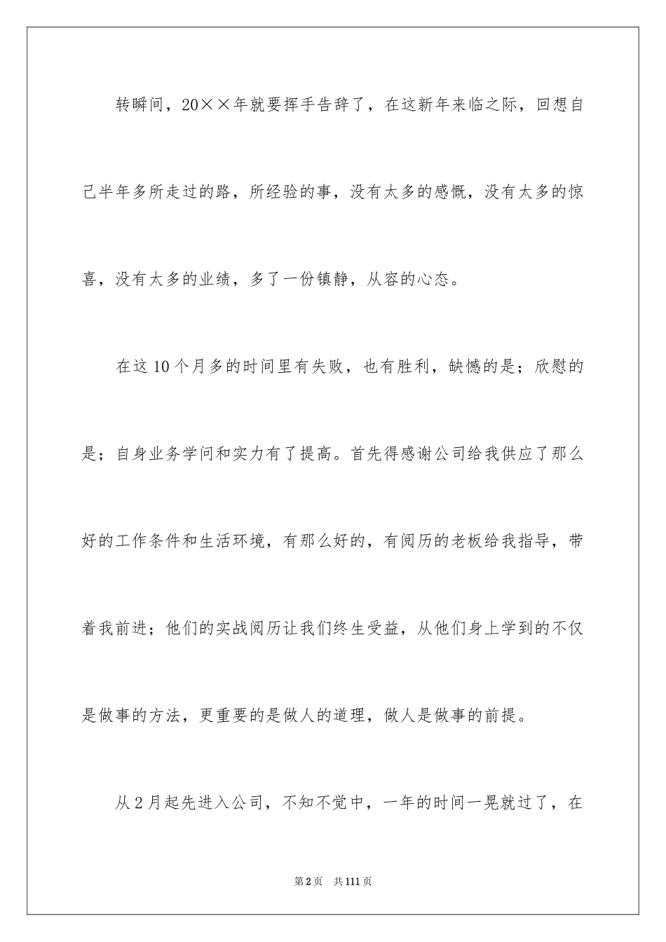 2024业务员个人年终总结_3_第2页