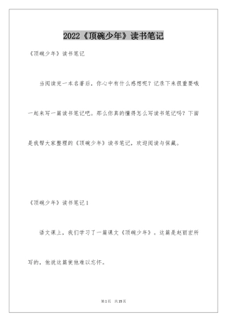 2024《顶碗少年》读书笔记_2