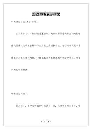 2024中考满分作文_220