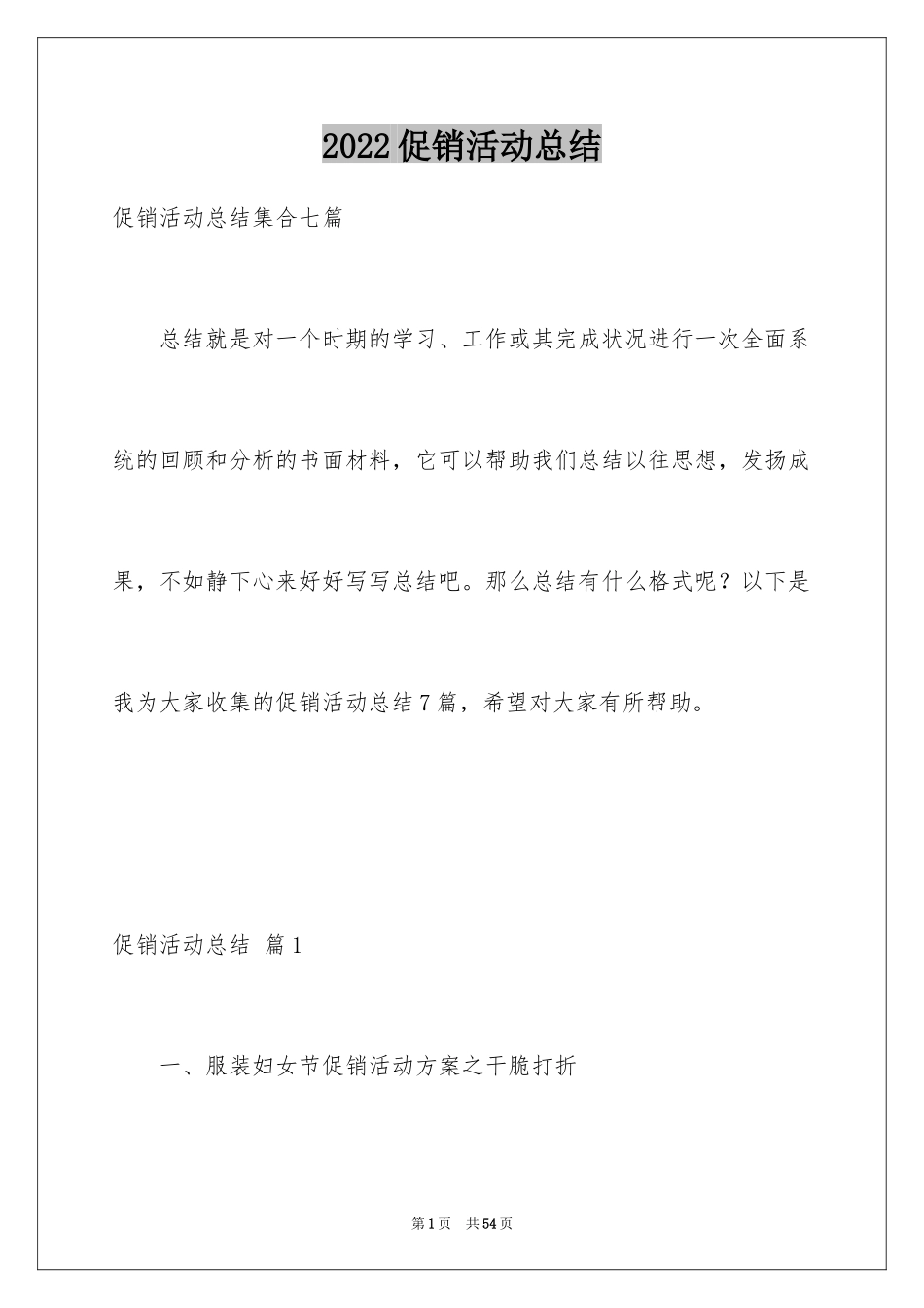 2024促销活动总结_66_第1页