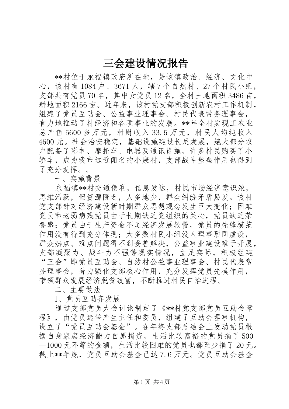 三会建设情况报告_第1页